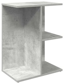 Mesas cabeceira 2 pcs 46,5x29x61cm deriv. madeira cinza cimento
