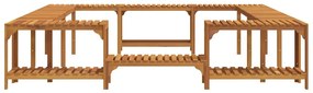 Entorno para Banheira de Hidromassagem Castanho 250 x 250 cm