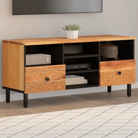 Móvel de TV 100x33x46 cm madeira de acácia maciça