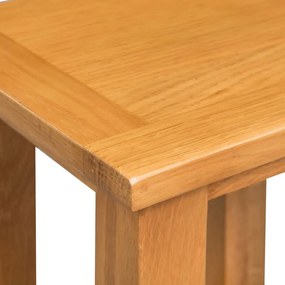 Mesa de apoio 27x24x37 cm madeira de carvalho maciça