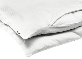 Conjunto de capas de edredão em algodão acetinado branco 220 x 240 cm AVONDALE Beliani