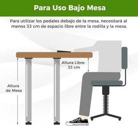 Mini bicicleta de exercício dobrável com resistência ajustável para pernas e braços Máquina de exercício com pedal para escritório em casa Preto