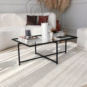 Mesa de Centro Sun S408 – Preto – 94x35x64 cm