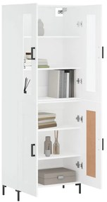 Armário alto 69,5x34x180 cm derivados de madeira branco