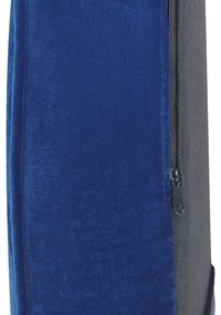 Poltrona em veludo azul marinho VIBORG II Beliani