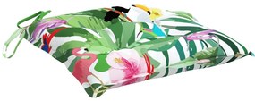 Almofadões p/ cadeira 2 pcs tecido oxford multicor