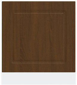 Painel máquina lavar louça Kalmar 60x1,5x67cm carvalho castanho