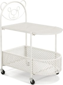 Mesa de Apóio Orsolina – 60x40x76 cm | Branco
