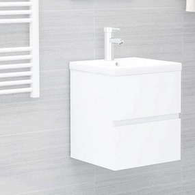 vidaXL Armário de lavatório 41x38,5x45 cm derivados de madeira branco