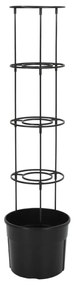 Vaso p/ cultivo de tomate Ø29,5x115 cm polipropileno antracite
