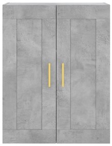 Armário alto 69,5x34x180 cm derivados de madeira cinza cimento