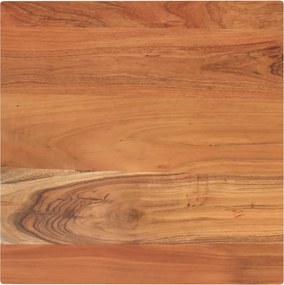 vidaXL Tampo de mesa quadrado 40x40x2,5 cm madeira de acácia maciça