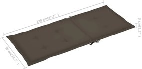 Cadeiras de jardim dobráveis c/ almofadões 6 pcs acácia maciça