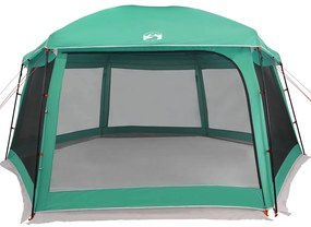 Tenda para piscina com mosca amovível e paredes de rede
