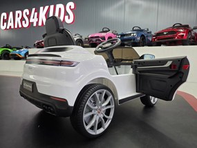 Carro Infantil bateria 12V Porsche Cayenne, pneus EVA Branco