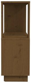 Estante/divisória 80x25x70 cm madeira maciça castanho mel
