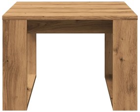 Mesa de apoio 50x50x35 cm derivados madeira carvalho artisiano