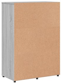 Aparadores 2 pcs 60x31x84 cm derivados madeira cinzento sonoma