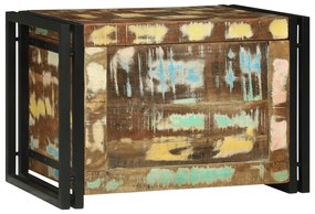 vidaXL Caixa de Armazenamento 60 x 40 x 41 cm Madeira Reciclada Maciça