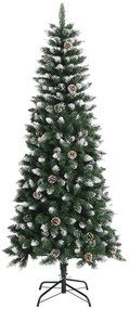 Árvore de Natal artificial com suporte 180 cm PVC verde