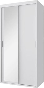 Roupeiro Apopka 101, Branco, 205x100x60cm, 95 kg, Portas para roupeiro: Deslizante