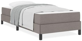 Cama Box Outros Cinzento-acastanhado 90 x 190 cm tecido