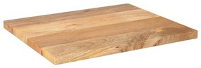 Tampo de mesa retangular 60x50x2,5 cm mangueira maciça