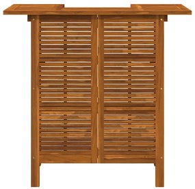 Mesa de bar 110x50x105 cm madeira de acácia maciça