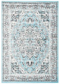 vidaXL Tapete Azul Claro 80 x 150 cm Polietileno