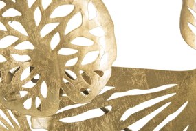 DECORAÇÃO DE PAREDE IRIS 115X5X64 CM DOURADO