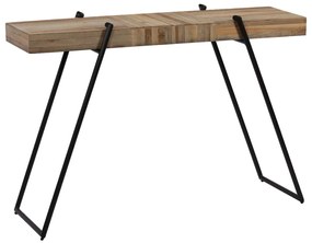 vidaXL Mesa consola teca reciclada 120x35x81 cm