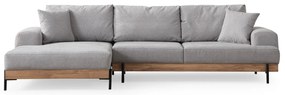 Sofá de Canto Eti – Cinzento – 170 x 280 cm