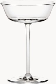 Taças de champanhe de cristal artesanal Grace, conjunto de 4