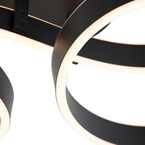 Candeeiro de teto antracite LED regulável 3 etapas - FRANK Design