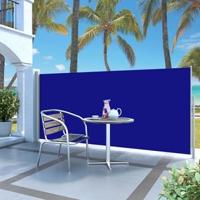 vidaXL Toldo lateral retrátil 140x300 cm azul