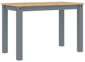 Mesa de jantar Panama 117x60x75 cm pinho maciço cinzento