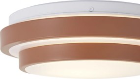 Plafon Moderno Sienna com Branco 25cm IP44 - Walden
