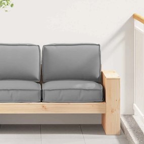 vidaXL Conjunto de Almofadas para Palete 2 pcs Cinzeto 60 x 60 x 12 cm