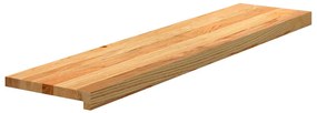 Tapetes de escada 12 pcs 110x30x2 cm carvalho castanho-claro