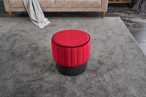 Pouffe Rose – Vermelho – 40x40x40 cm
