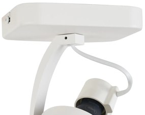 Foco de teto de design branco GU10 70mm giratório e inclinável - Vo Design
