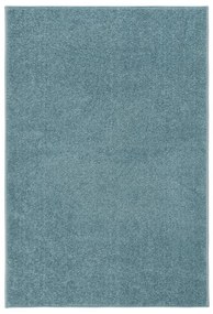 vidaXL Tapete de pelo curto 160x230 cm azul