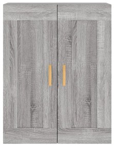 Móveis de parede 2 pcs derivados de madeira cinzento sonoma