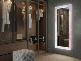 Espelho LED com decoração D8