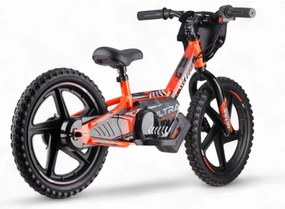 Bicicleta de equilíbrio elétrica de 24 volts com rodas de 16 polegadas, motor elétrico Laranja