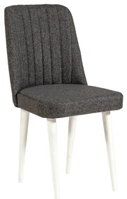 Cadeira Vina – Branco Antracite – 47x89x46 cm