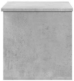 Caixa de arrumação 60x35x35 cm derivados madeira cinza cimento