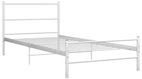 Estrutura de cama metal 90x200 cm branco