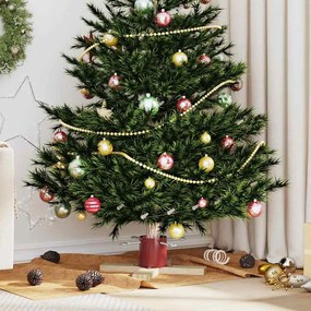 vidaXL Suporte para Árvore de Natal 1.73 Vermelho 50 x 50 x 16 cm