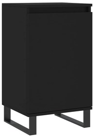 Aparadores 2 pcs 40x35x70 cm derivados de madeira preto